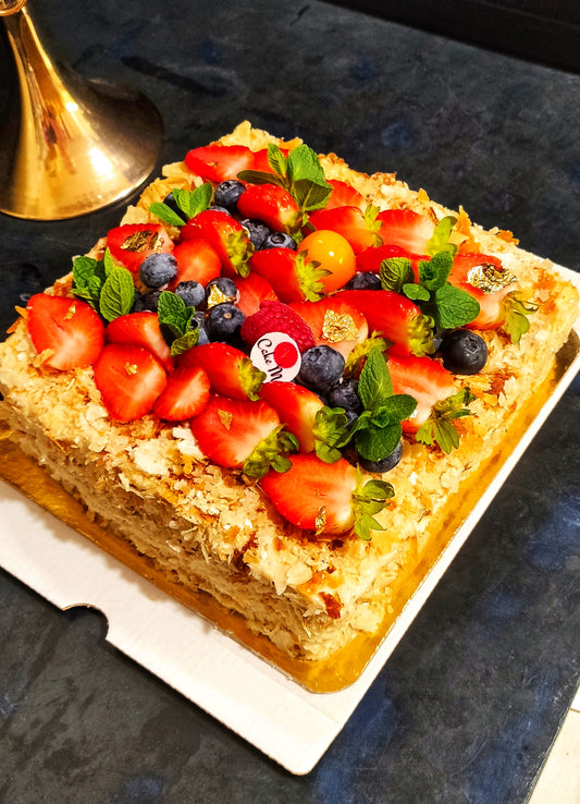 Napoleon Cake (Mille-Feuille Cake)