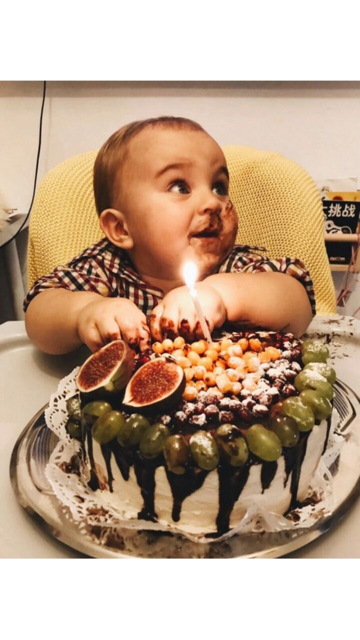 Birthday party cake child celebration cake for small children