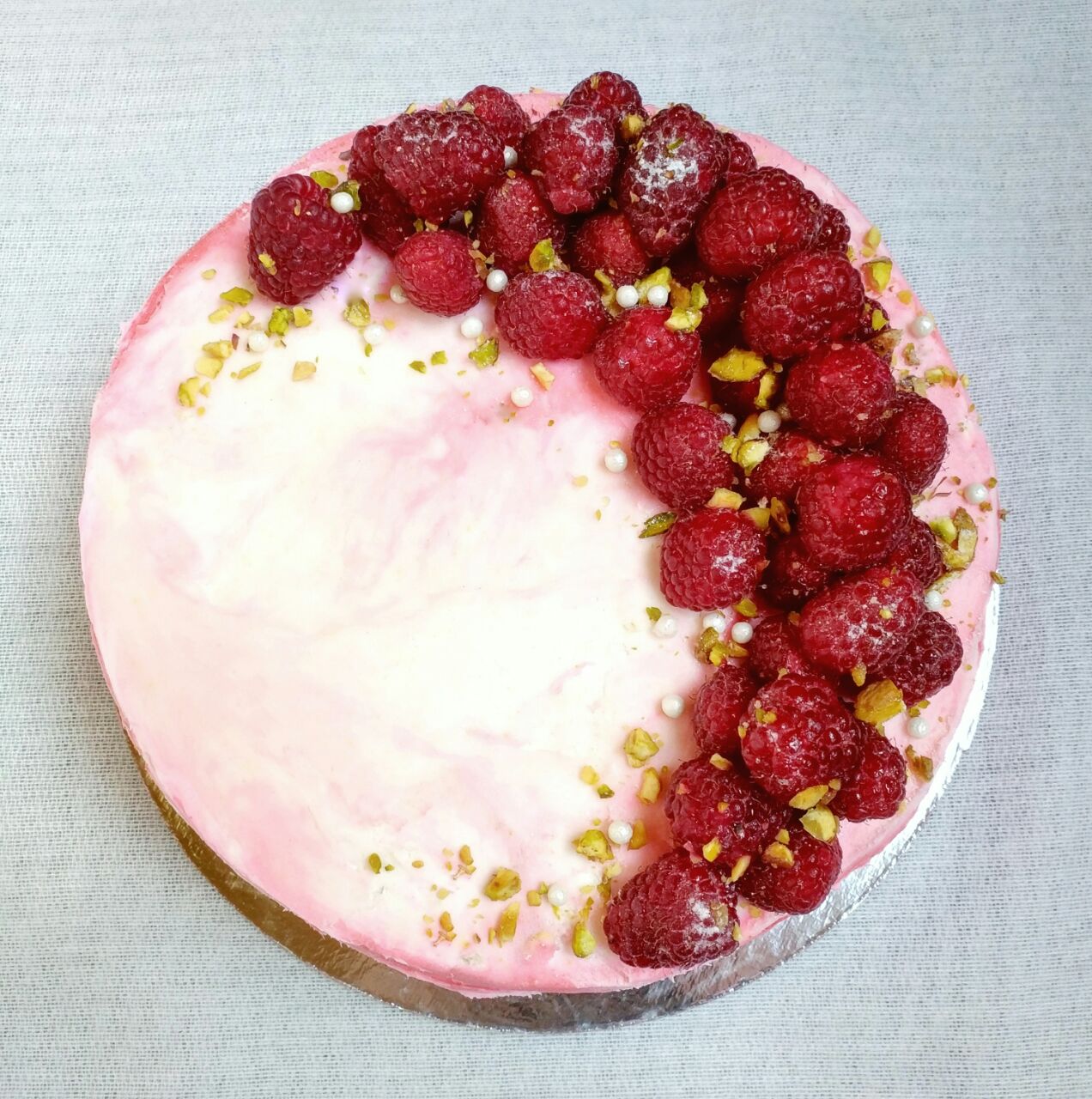 Raspberry Vanilla Cake