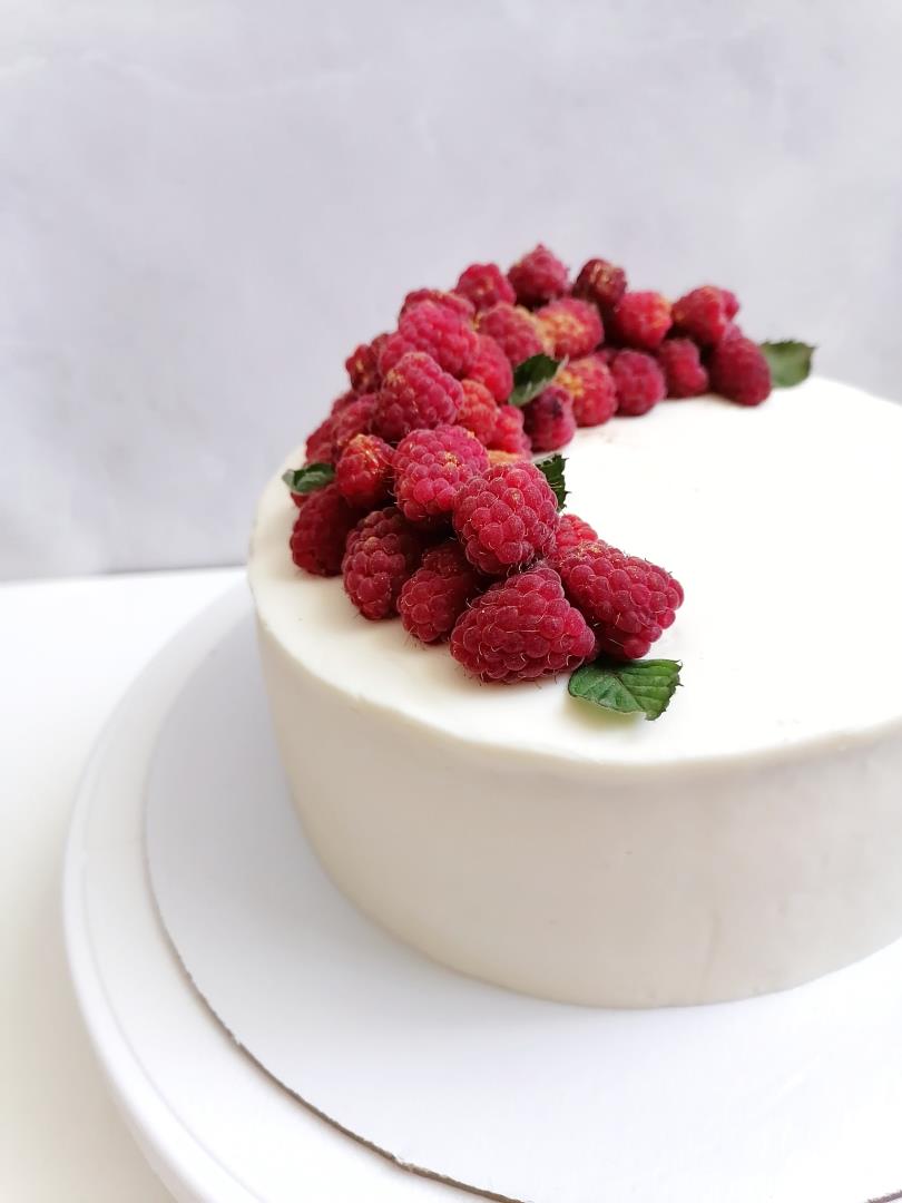 Raspberry Vanilla Cake